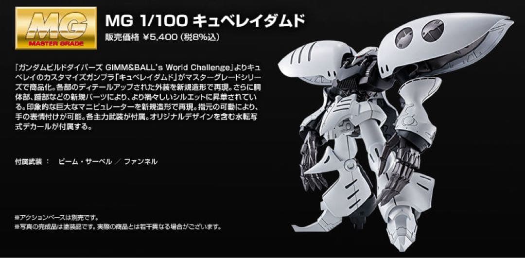 Premium Bandai Mg (Master Grade) Amx-004Dmd