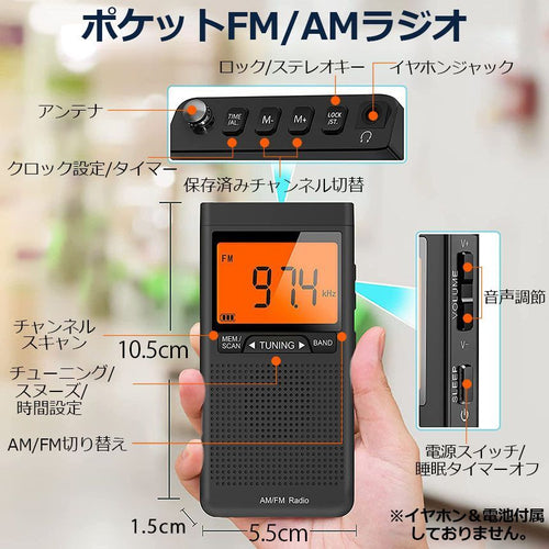 Radio And Boombox 2 Am/Fm Dsp Fm Am