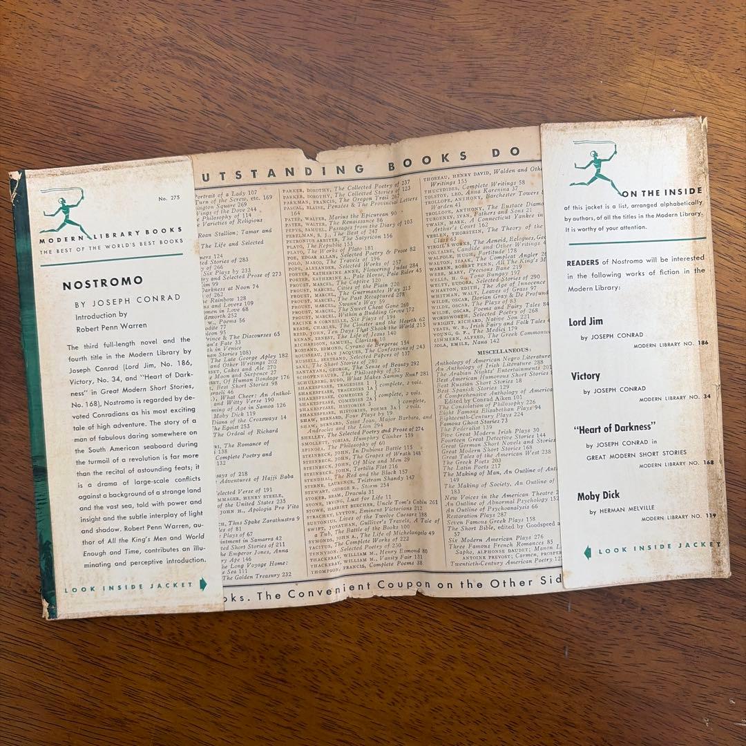 Foreign-Language Books Nostromo By Joseph Conrad 1951