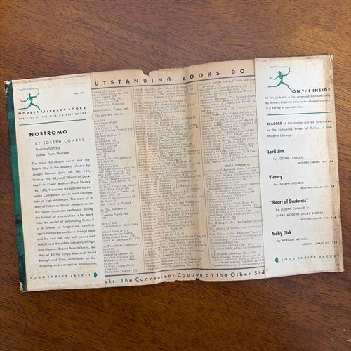 Foreign-Language Books Nostromo By Joseph Conrad 1951