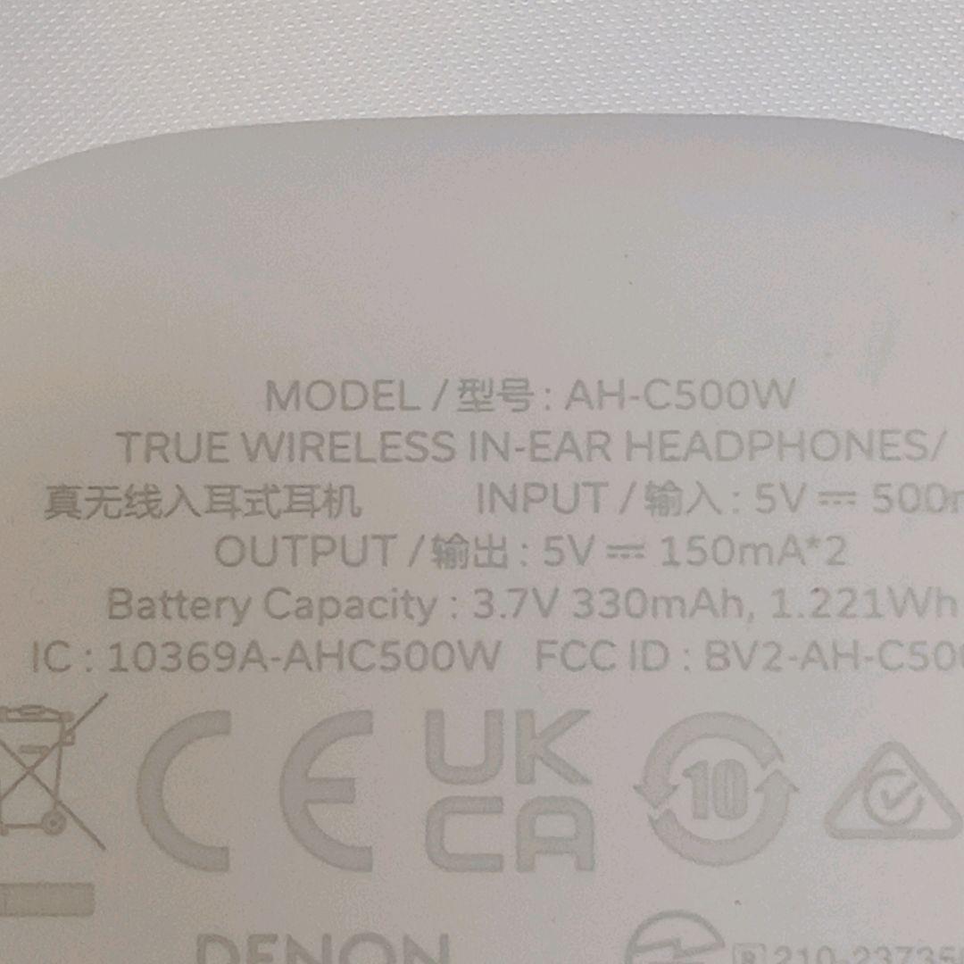 Denon Wireless Earphones Ah-C500Wwtem F1
