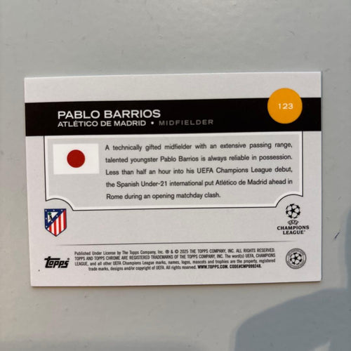 World Soccer Pablo Barrios 25