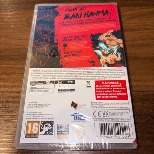 Nintendo Switch Games (Physical) Baki Hanma Blood Arena