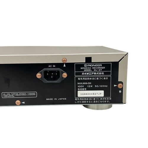 Others Pioneer Mj-D7 Md K11328138