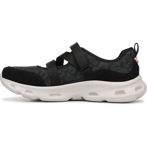 Sneakers Rykactivfoam Womens Mary Jane Walking Sneaker Black Leopard