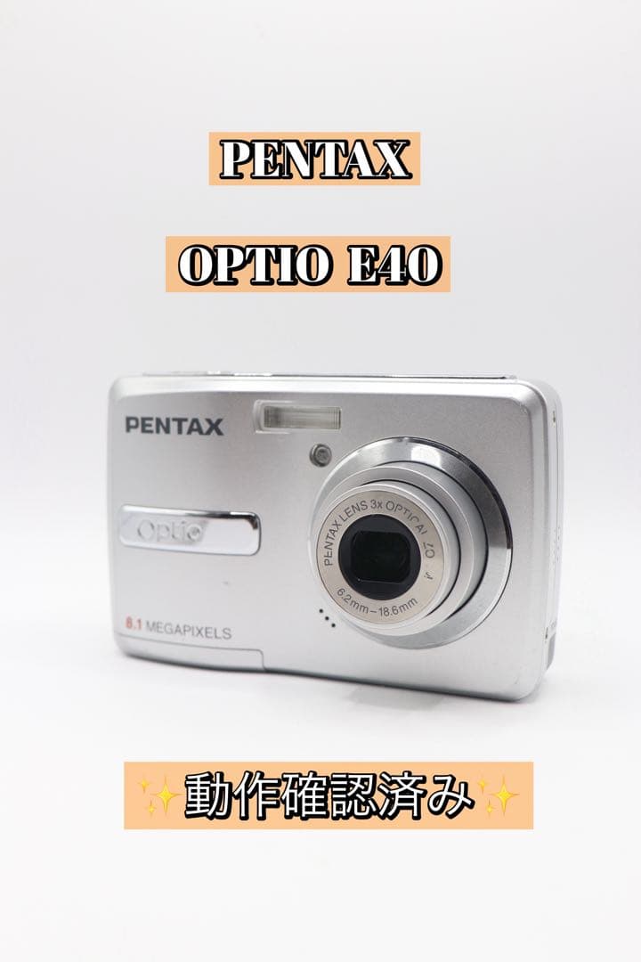 Pentax Compact Digital Camera Optio E40 3