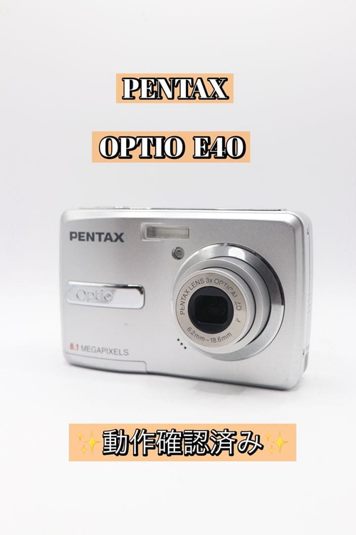 Pentax Compact Digital Camera Optio E40 3
