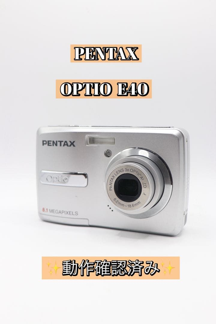 Pentax Compact Digital Camera Optio E40 3