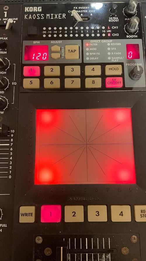 Expansion Pads, Samplers Effects Units Korg Kaoss Mixer Dj