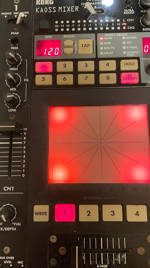 Expansion Pads, Samplers Effects Units Korg Kaoss Mixer Dj