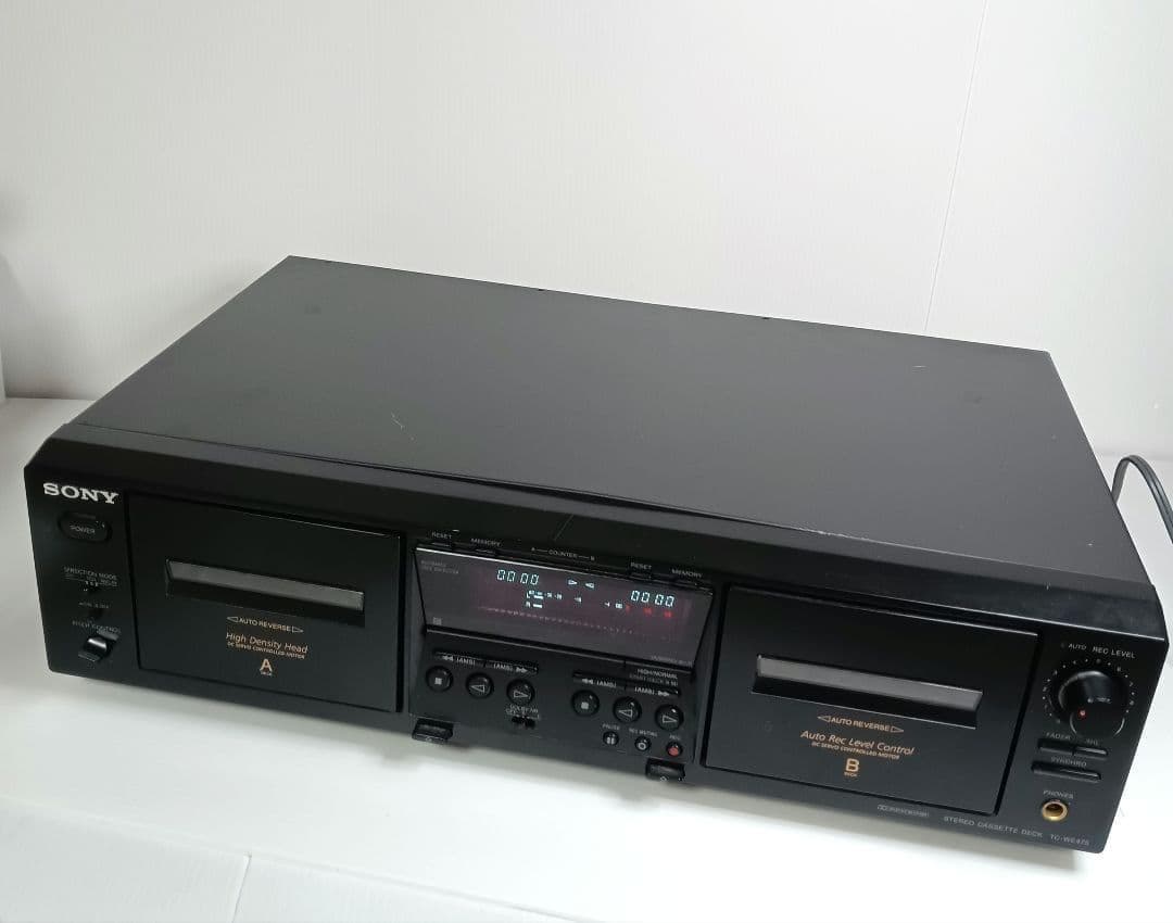 Cd Md Cassette Deck Sony Tc-We475 W