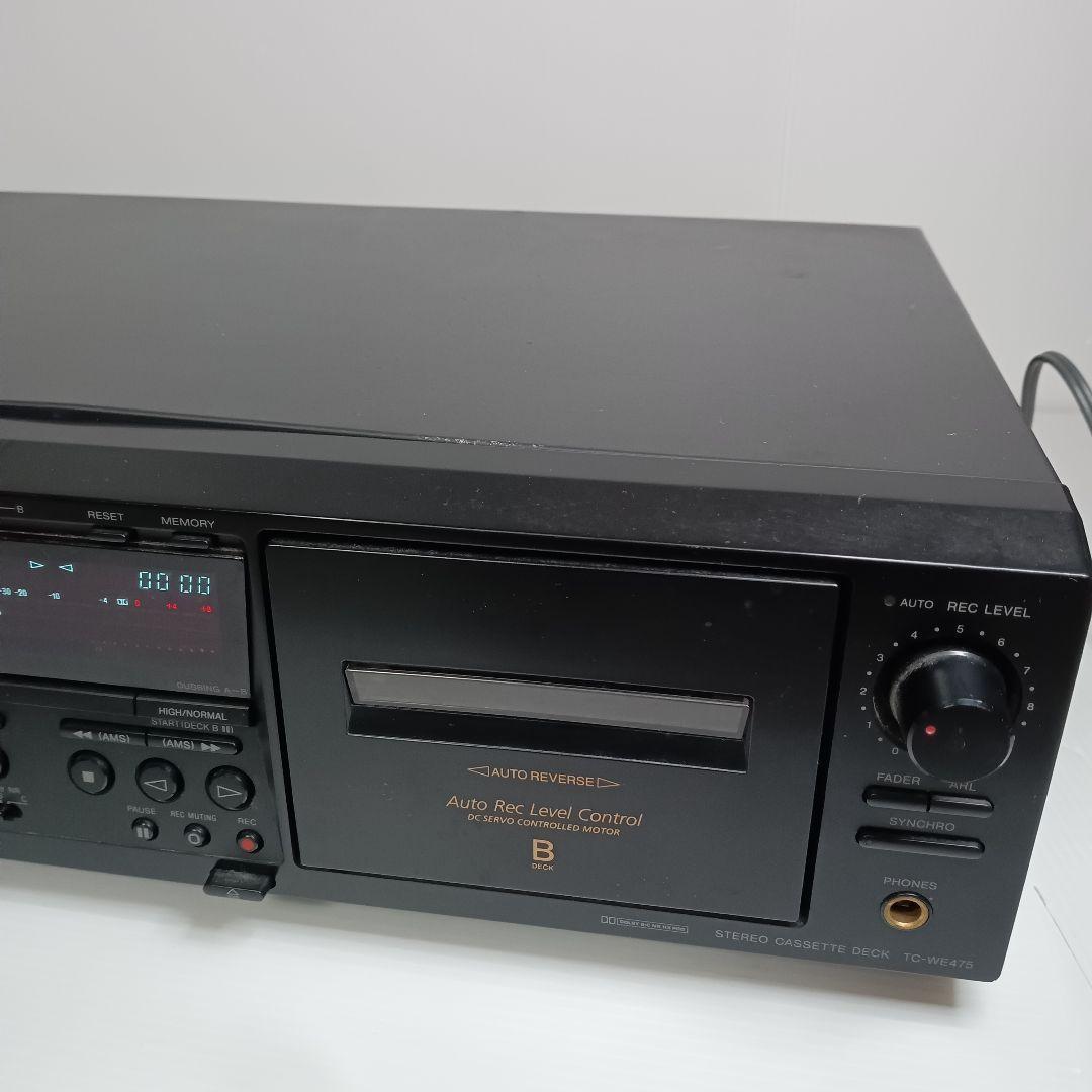 Cd Md Cassette Deck Sony Tc-We475 W