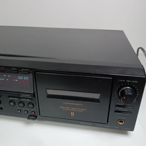 Cd Md Cassette Deck Sony Tc-We475 W