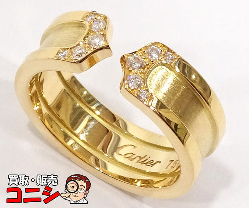 Cartier Ring C2 #52 12 K18 M1691Y