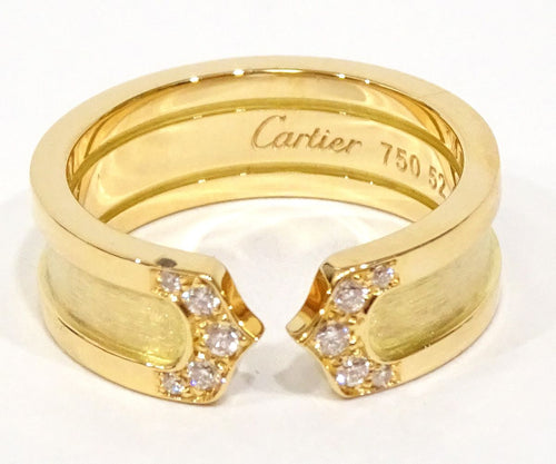 Cartier Ring C2 #52 12 K18 M1691Y