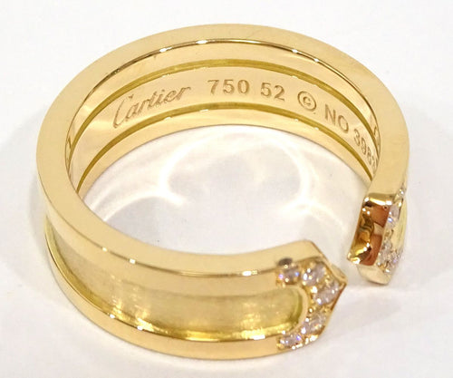 Cartier Ring C2 #52 12 K18 M1691Y