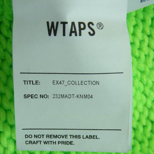 Wtaps Knit Sweater 23Aw 232Madt-Knm04 Cn 01 Poly