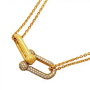 Tiffany Necklace 18Kyg 0.74Ct
