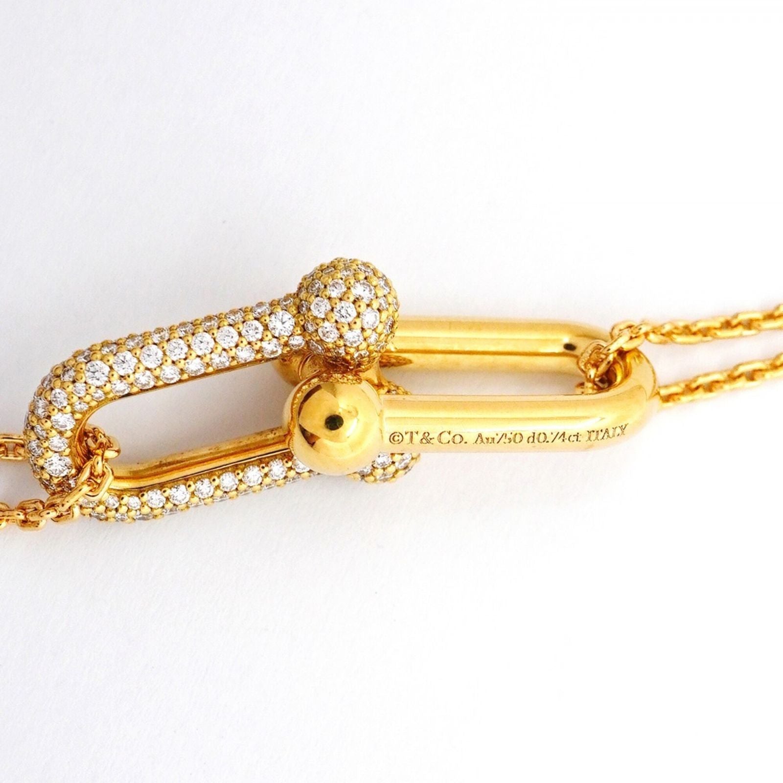 Tiffany Necklace 18Kyg 0.74Ct