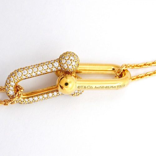 Tiffany Necklace 18Kyg 0.74Ct