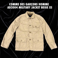 Comme Des Garcons Homme Military Jackets Ad2004 Xs