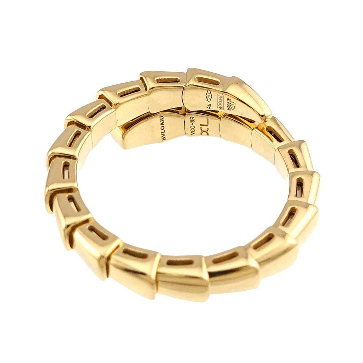 Bvlgari Ring #Xl K18 Yg 750 Serpenti Viper 90329009