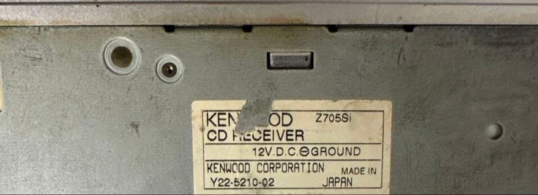 Kenwood Cd Md Cassette Deck Z705Si Fm