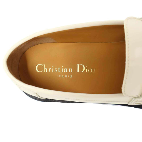 Christian Dior Mocasines Zapatos De Cuero 36 1/2