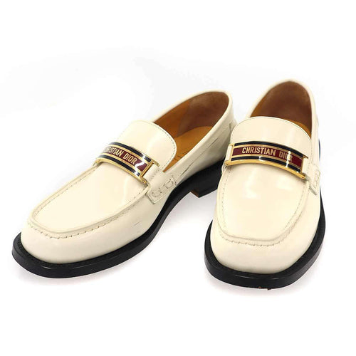 Christian Dior Mocasines Zapatos De Cuero 36 1/2