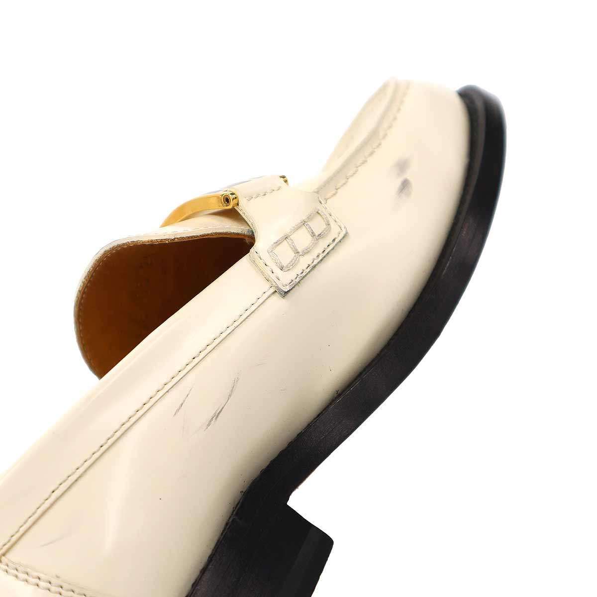 Christian Dior Mocasines Zapatos De Cuero 36 1/2