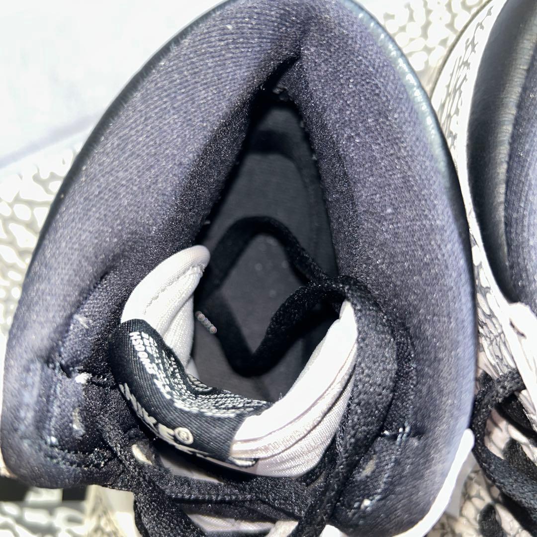 Nike Sneakers Aj1 White Cement Tech Grey Muslin Black