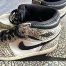 Nike Sneakers Aj1 White Cement Tech Grey Muslin Black