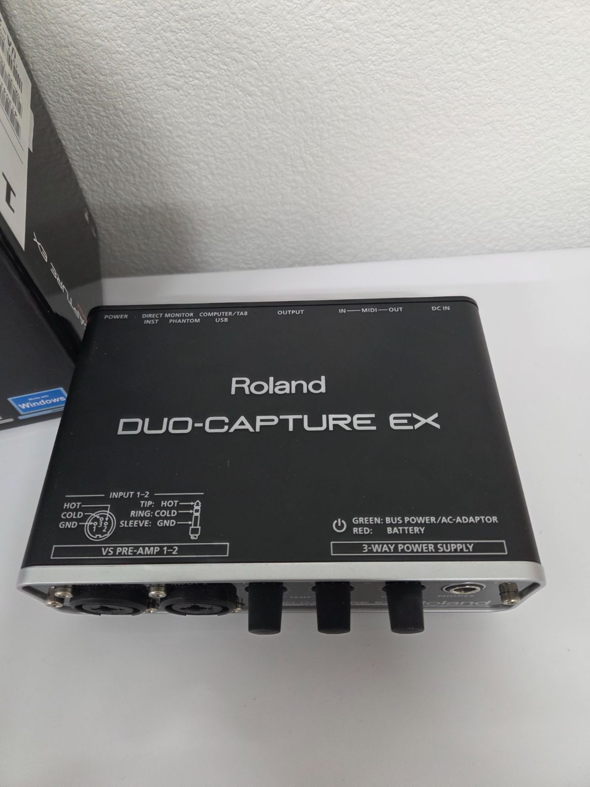 Roland Audio Interface Duo-Capture Ex Ua-22 Usb Vs Preamp