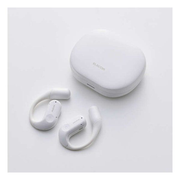 Elecom Wireless Headphones Bluetooth /Ipx5/ Lbt-Ows02Wh (2661482)
