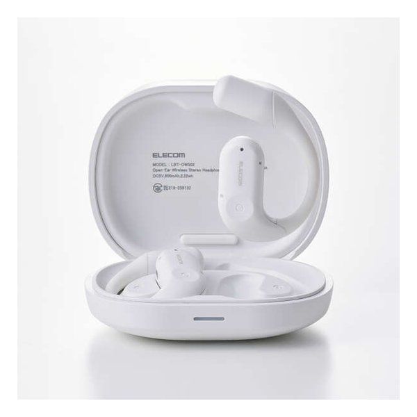 Elecom Wireless Headphones Bluetooth /Ipx5/ Lbt-Ows02Wh (2661482)