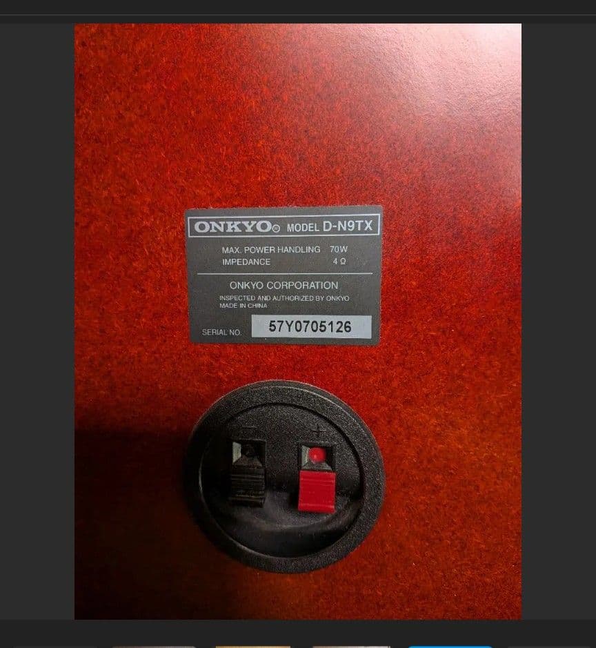 Onkyo Speakers D-N9Tx