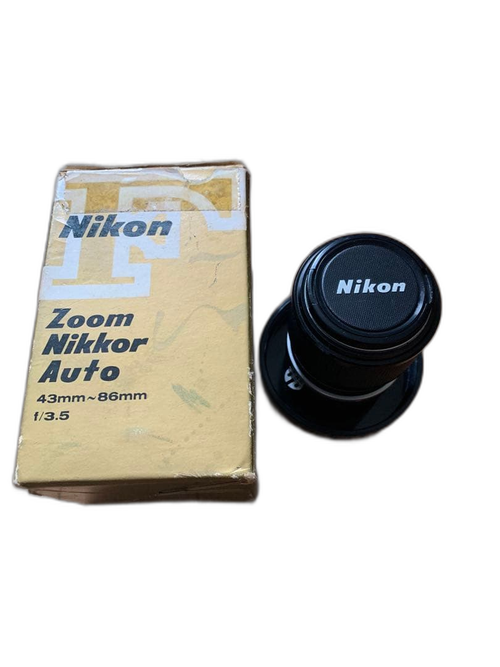 Nikon Lens (Zoom) Zoomnikkorauto 43Mm-86Mm F/3.5