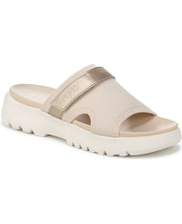 Sandals Ryka Womens Brilliant Sport Slide Tapioca Beige Mesh Fabric