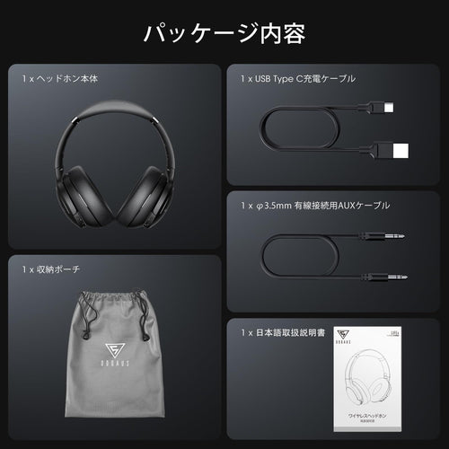 Wireless Headphones Doqaus( Bluetooth5.3 90 Aac Pc Life4