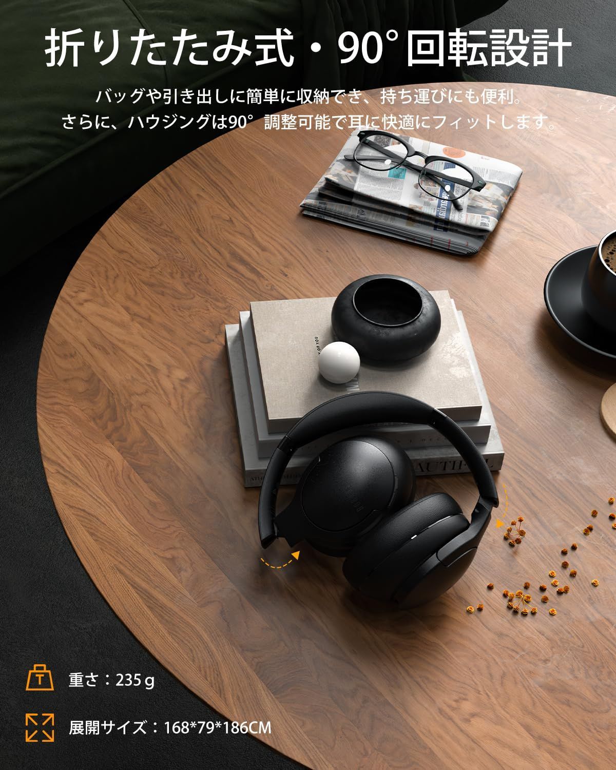 Wireless Headphones Doqaus( Bluetooth5.3 90 Aac Pc Life4