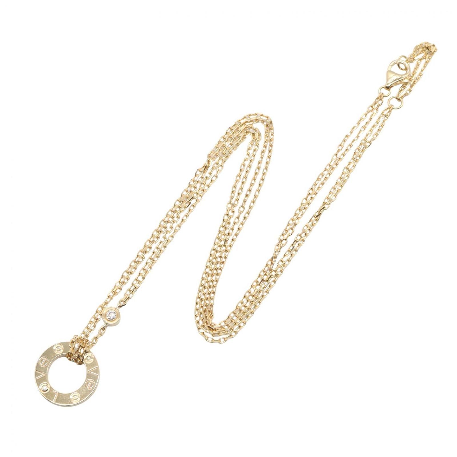 Cartier Necklace 2Pd B7219500 38/41 K18