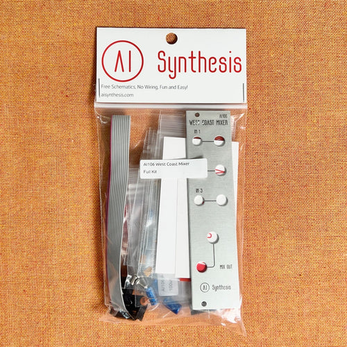 Modular Synthesizer Ai106 West Coast Mixer (Aluminium) Diy Kit