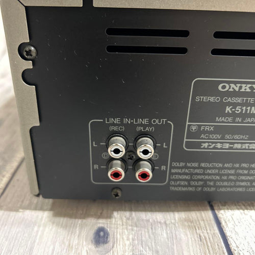 Onkyo Cd, Md Cassette Decks K-511M