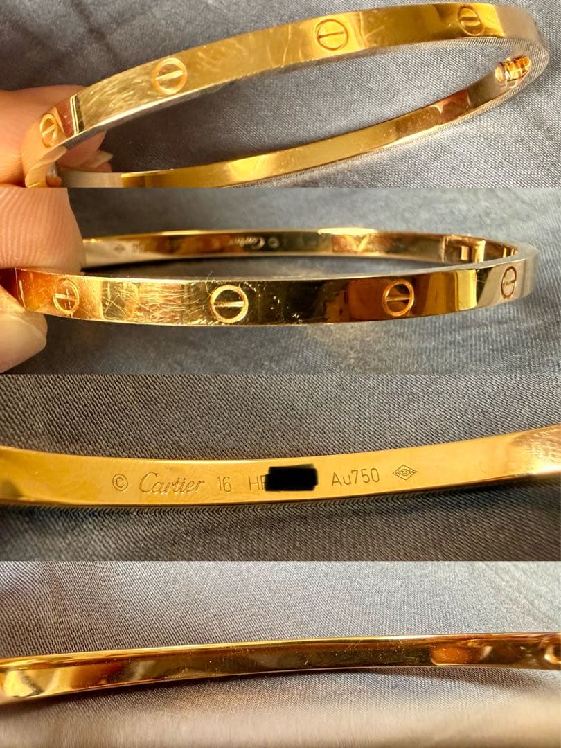 Cartier Bracelets Love 18K 16