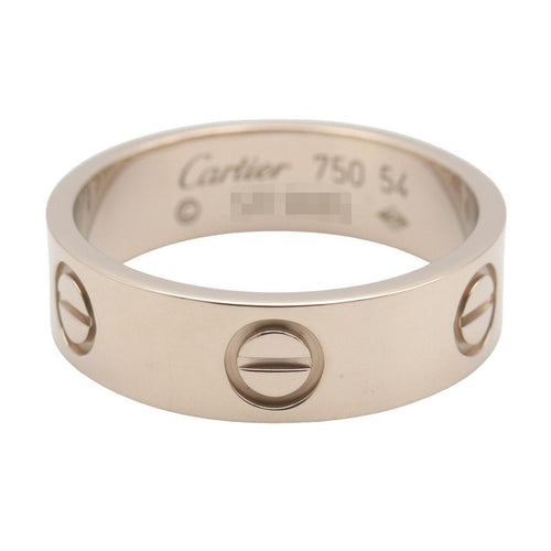Cartier Ring K18Wg Used A