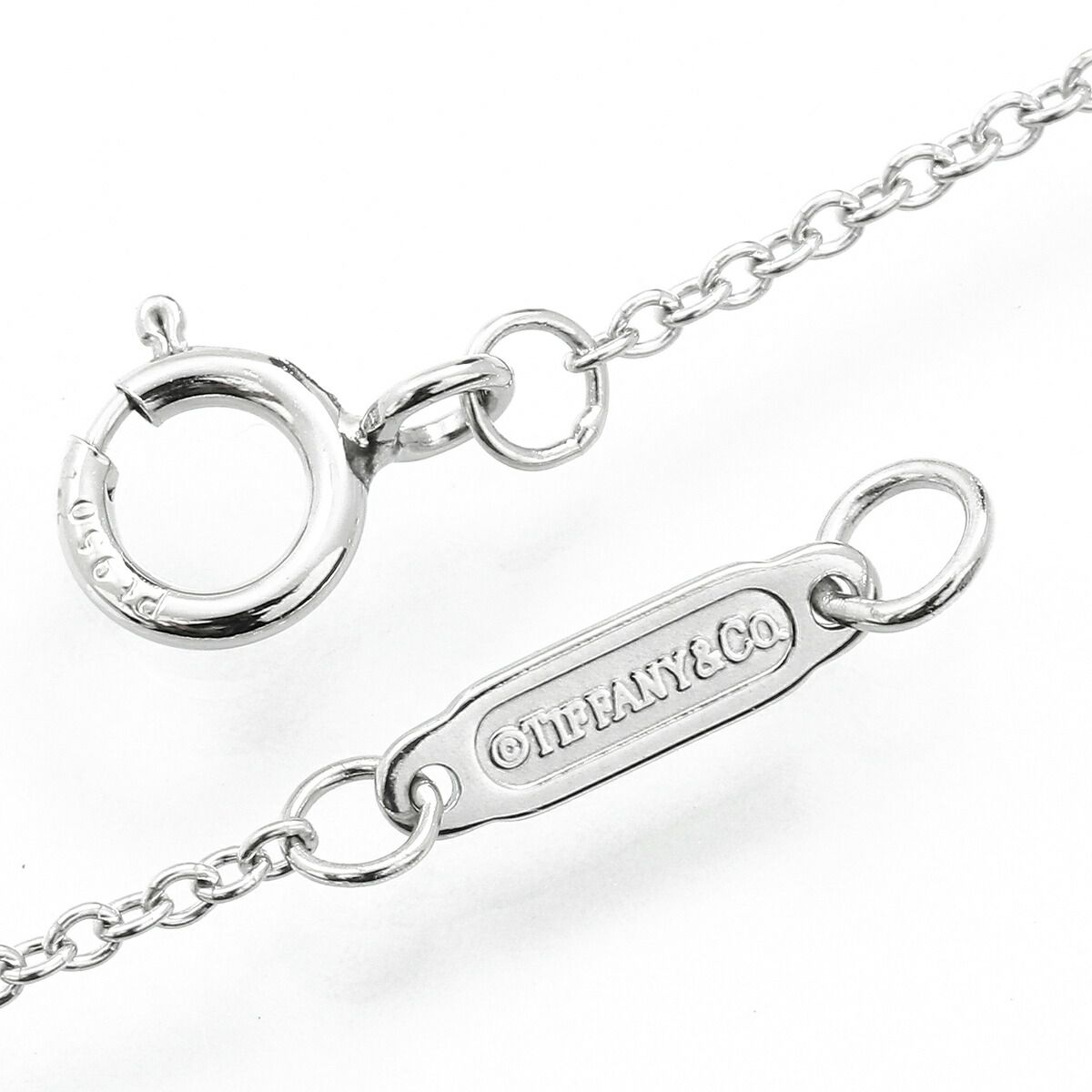 Tiffany Necklace Pt950 Tiffany&Co. Ok Re-Price