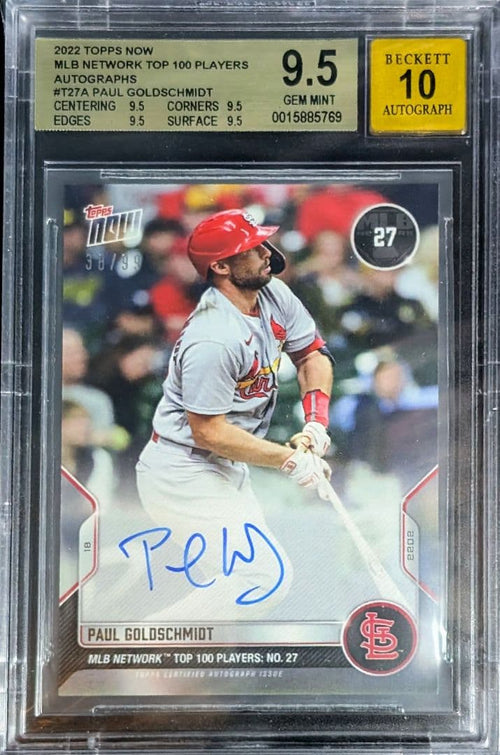 Mlb Bgs9.5 2022 Topps Now Auto