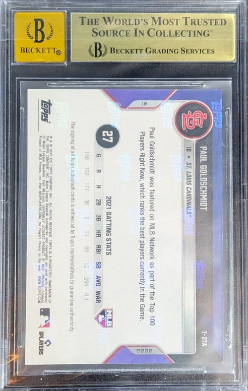 Mlb Bgs9.5 2022 Topps Now Auto