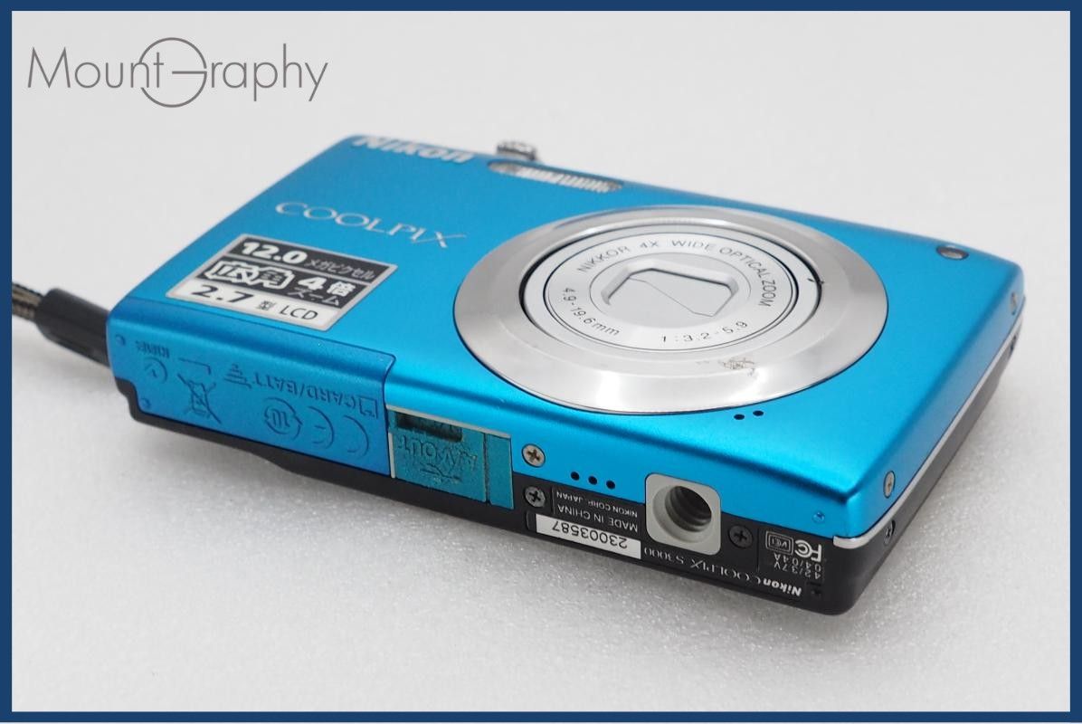 Compact Digital Camera Nikon Coolpix S3000 #I11016