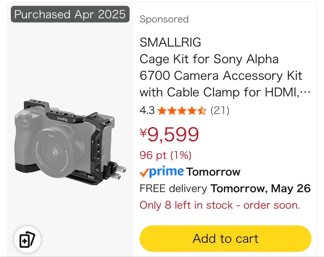 Smallrig Camera Cases Sony A6700